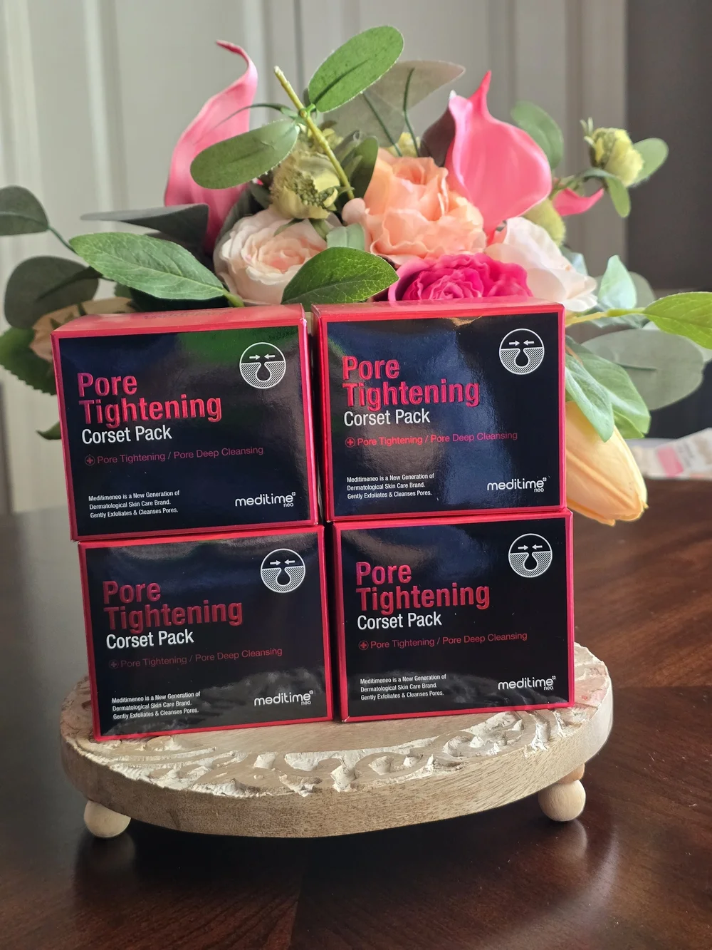 Meditime Pore Tightening Corset Pack — Pink/Black